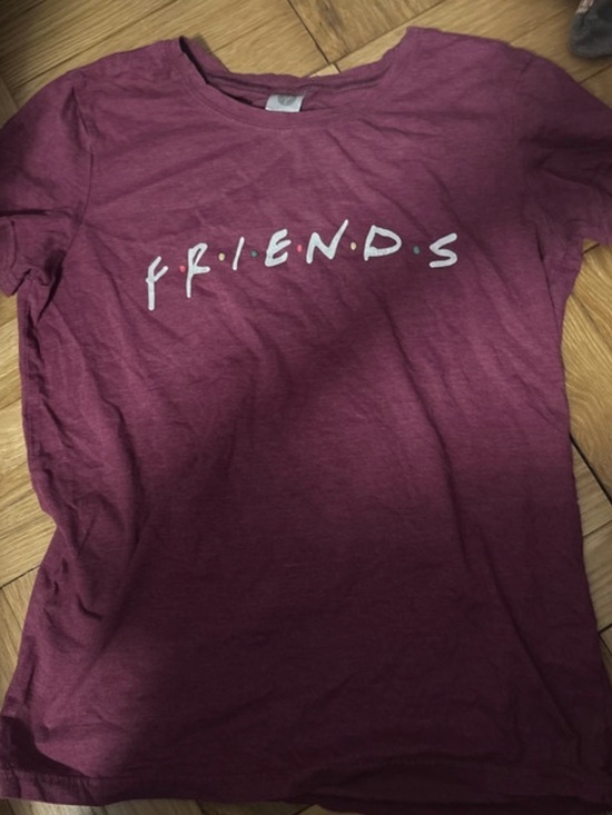 Tops - Maroon 'FRIENDS' Logo Tee